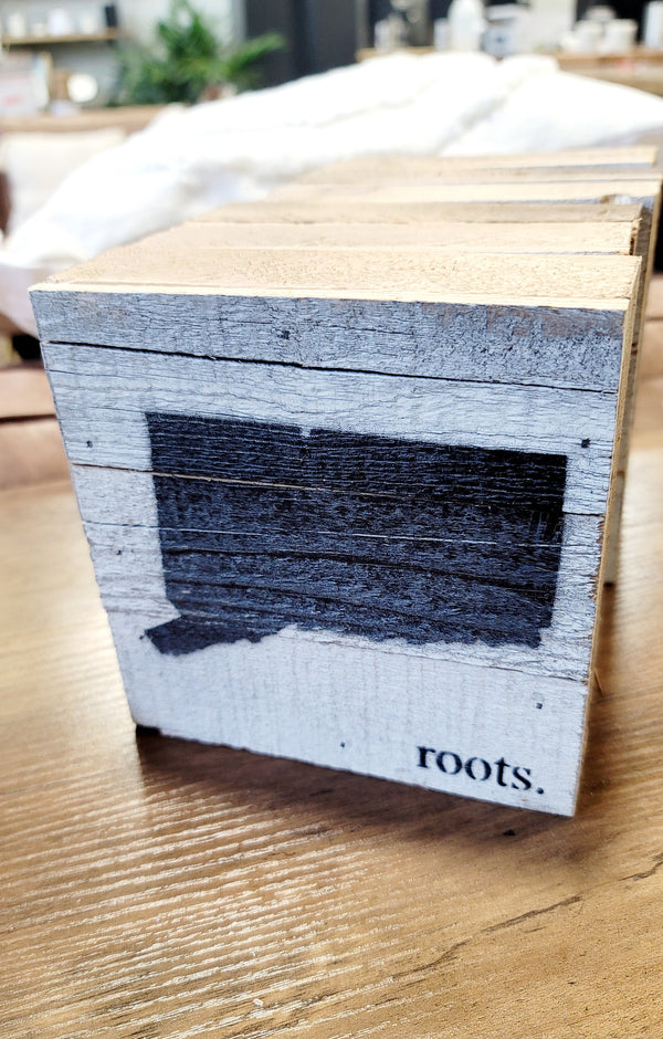 "Roots" Wood Sign