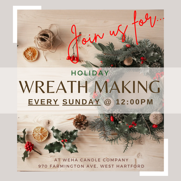 [SOLD OUT!] Holiday Wreath Making Workshop