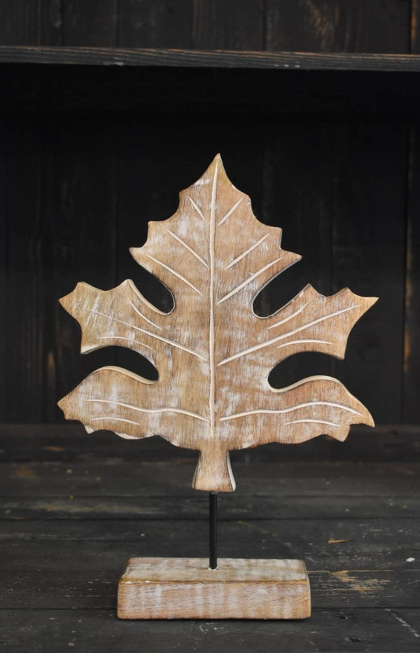 Wooden Maple Leaf