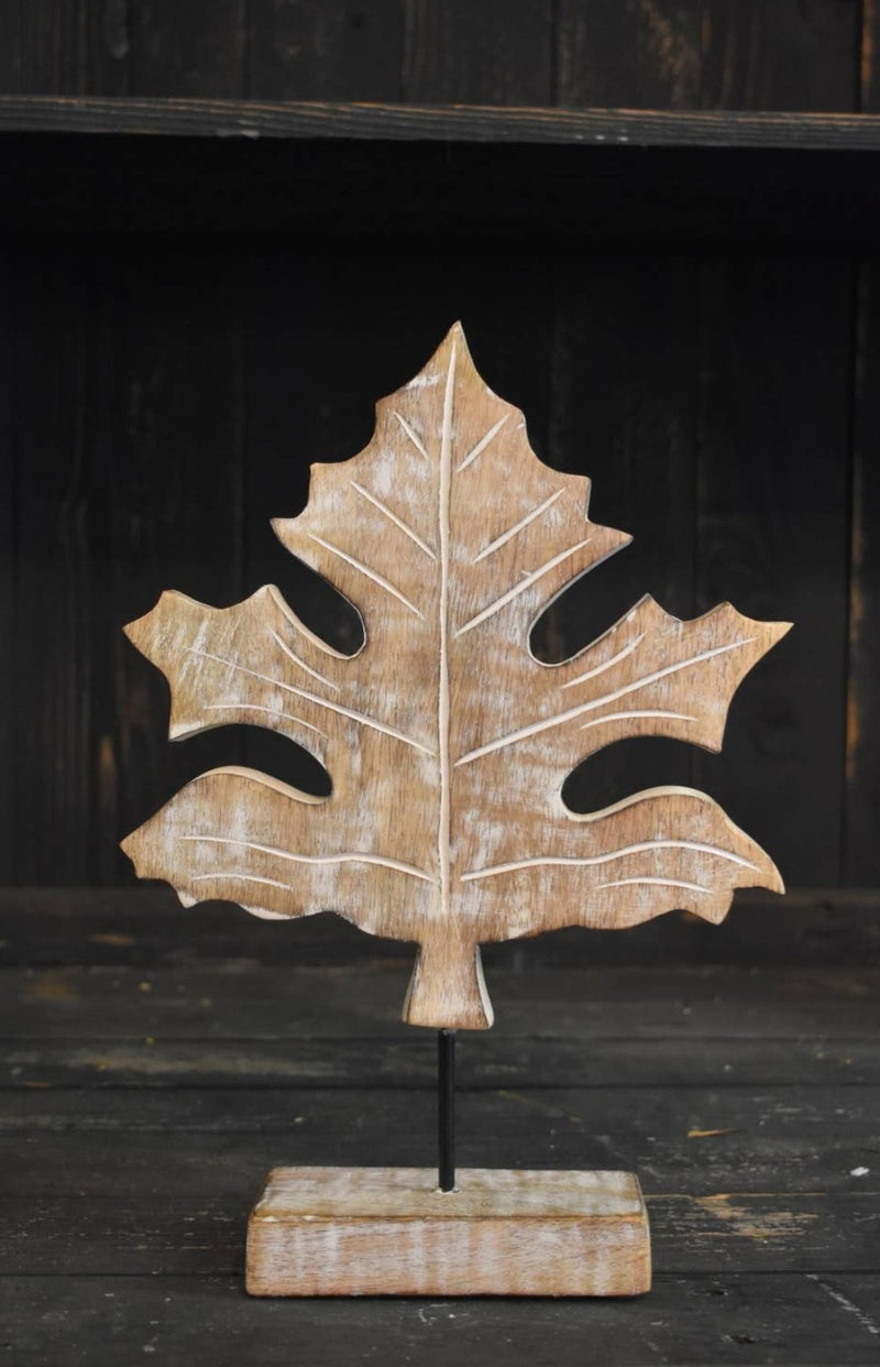 Wooden Maple Leaf