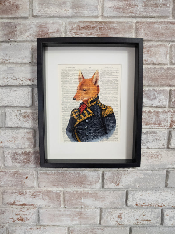 "The General" | Dictionary Art Print