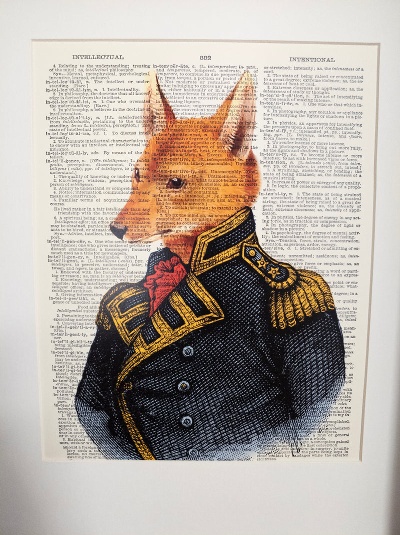 "The General" | Dictionary Art Print