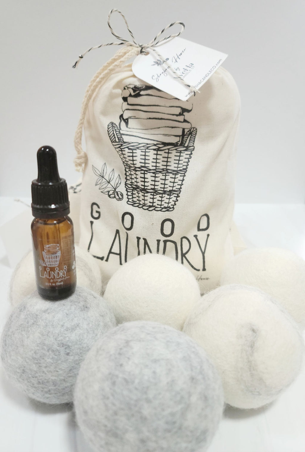 LAUNDRY KIT  Wool Dryer Balls with Fragrance Oil – WeHa